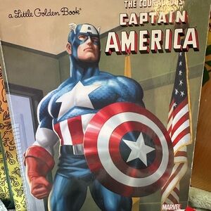 Lots of four superheroes little golden books